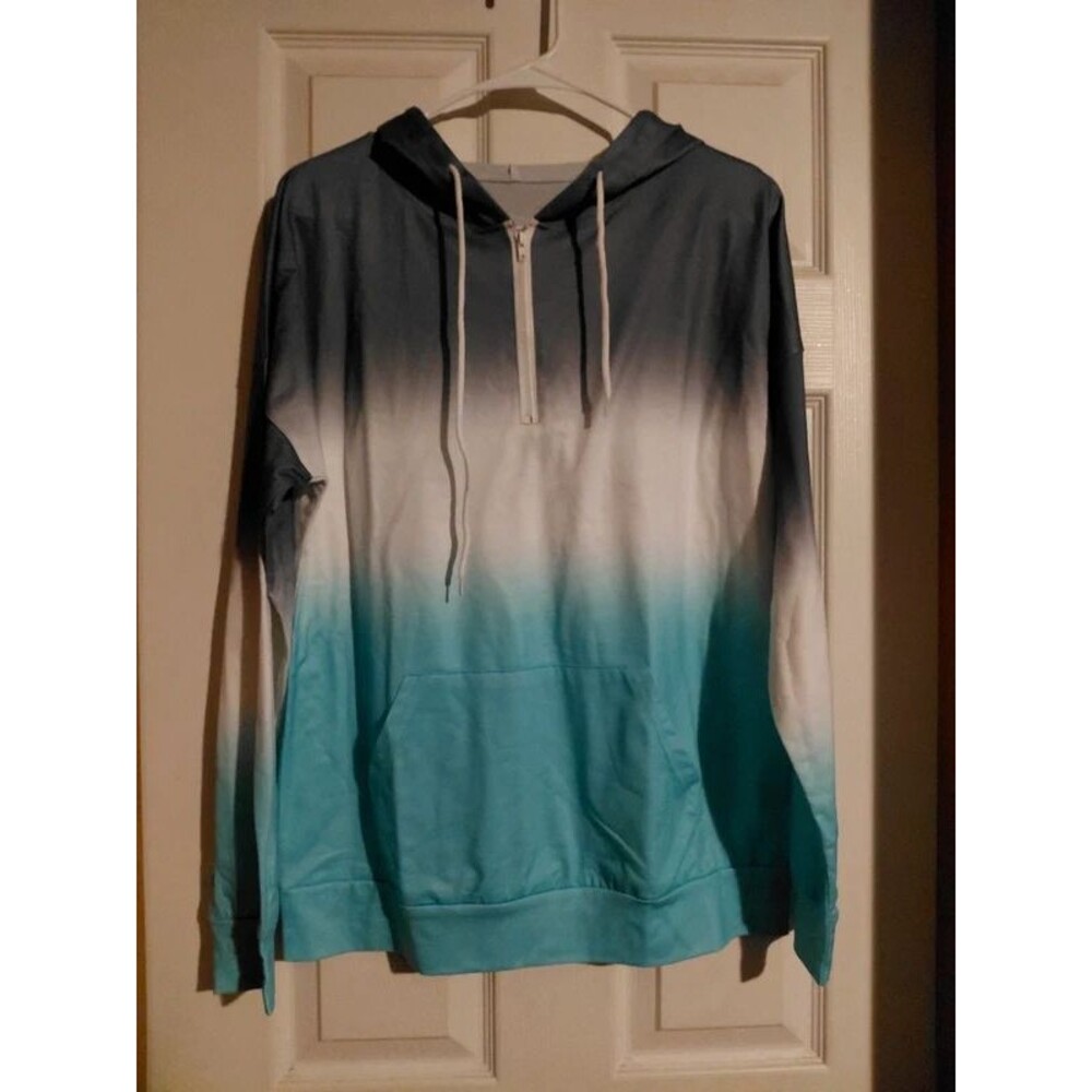 Lightweight Quarter zip Hoodie-M